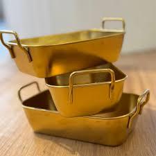 Sartén Ovalada de Metal Premium con Asas Laterales de Cobre, Portátil, Capacidad de 1-2L, Diseño Minimalista, Sin Recubrimiento, Apta para Gas e Inducción, Apta para Congelador - Product Image 3