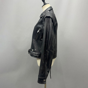 Blouson de moto en cuir véritable pour homme, en cuir de vachette premium, style motard, réversible, hiver, vintage, logo personnalisé, OEM ODM - Product Image 1