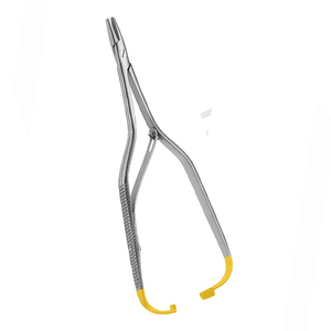 ที่จับเข็มกิลลี่แบบพรีเมียม ขนาด 16 ซม. ทำจากสแตนเลสสตีล สำหรับเย็บแผล ใช้ในศัลยกรรมขนาดเล็ก ได้รับการรับรองมาตรฐาน CE ชุดเครื่องมือผ่าตัดแบบใช้มือ - Product Image 2