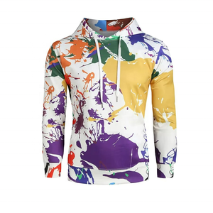High Quality Custom Fleece Full Dye Wholesale Sweatshirts Sublimation 3D Printed Oversized Hoodie Custom Logo Hoodie OEM Support - Product Image 2
