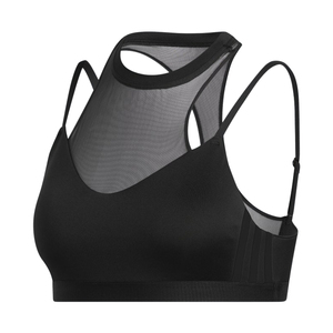 High Impact Women Seamless Racerback Sports Bra With <b>Mesh</b> Panel Hollow Out Design Breathable Yoga Workout <b>Top</b> Medium Support - Product Image 1