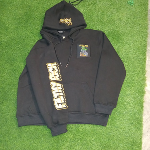 Sweat à capuche vintage délavé personnalisé pour homme, fermeture éclair double sens, impression DTG, broderie, patch, en molleton bouclette délavé 100% coton, pour l'hiver - Product Image 1