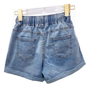 Bulk sale denim shorts high waist ripped distressed <b>stretch</b> jean shorts summer hot pants casual streetwear vintage For Women - Product Image 2