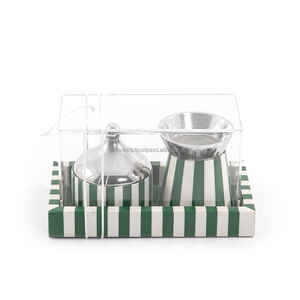 Brûleur de Bakhoor haut de gamme Noor Al Oud avec incrustation de résine et pot en acrylique transparent, idéal pour les cadeaux de Ramadan et comme accessoire de parfum d'intérieur - Product Image 1