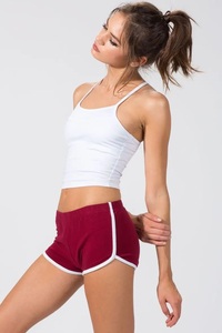 Pantalones Cortos Deportivos de Secado Rápido para Mujer, Estilo Urbano Retro, Elite Motion, Ligeros, de Punto Sencillo - Product Image 3