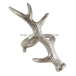 Leafy Grapes Shape Design for Wedding <b>Party</b> Dinner <b>Table</b> Decoration Stainless Steel Metal Napkin Holder Shiny Polished - Product Image 3
