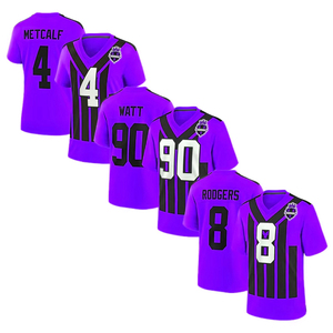 เสื้ออเมริกันฟุตบอลราคาถูก ระบายอากาศได้ดี สวมใส่สบาย ดีไซน์สวยที่สุด - Product Image 5