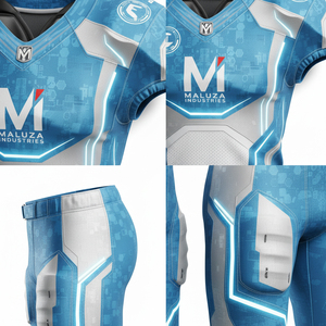 Custom Team American Football Uniform Sublimation Print Jersey With <b>Pants</b> Lightweight Quick Dry Professional Sports Set - Product Image 5