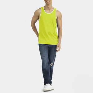 Servicio OEM al por Mayor, Diseño Moderno, Camisetas sin Mangas Transpirables para Hombre, Tallas Grandes, Ropa de Gimnasio - Product Image 5