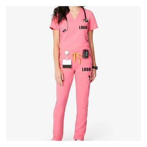 Uniformes de Hospital para Personal Médico y Enfermería, Conjuntos de Uniformes Quirúrgicos con Logotipo Personalizado, Ecológicos y Ligeros, con Detección de Agujas para Mujer - Product Image 1
