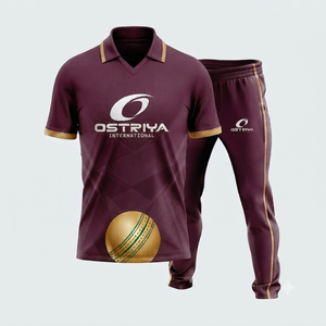 Conjunto de Camiseta y Pantalones de Cricket de Manga Corta Unisex, Último Modelo 2026, Superventas, Uniforme Personalizado, Tallas para Adultos, Transpirable, Antibacterial - Product Image 4