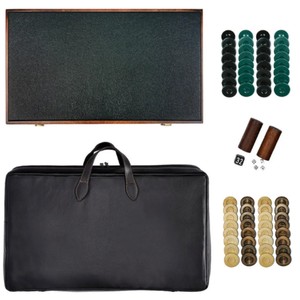 Premium Wood <b>Backgammon</b> Set Folding Large Travel <b>Board</b> Game Custom Luxury <b>Backgammon</b> Set with Dice Cups for Adults Gift <b>Board</b> - Product Image 6