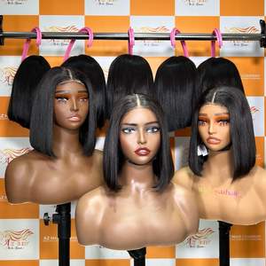 Venta al por mayor sedoso onda recta estilo cutícula alineada pelucas de cabello Remy Grado 1 extensiones de cabello humano vietnamita crudo - Product Image 6