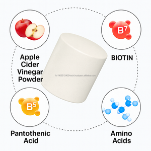 Bonbons gélifiés au vinaigre de cidre de pomme, 20 paquets, sans sucre ajouté, faible en calories, friandise naturelle et saine pour adultes - Product Image 3