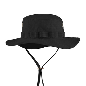 Outdoor Bucket Hat Wide Brim Adjustable Breathable Waterproof Solid Color Unisex Adults Casual Fishing <b>Hiking</b> Hunting <b>Cap</b> - Product Image 3