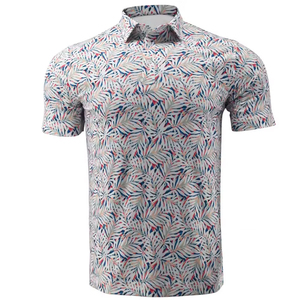 เสื้อโปโลพิมพ์ลาย 100% ผ้าฝ้าย สำหรับผู้ชาย ทรงหลวม พิมพ์โลโก้ตามสั่ง ระบายอากาศได้ดี สวมใส่สบาย - Product Image 1