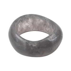 Elegant Handmade Resin Bangle | Stylish Women Jewelry Unique Fashion Accessory Durable Lightweight Resin Bracelet - Product Image 3