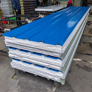 Prix bon marché panneau mural en <span class=keywords><strong>polystyrène</strong></span> facile à installer toit mural panneau sandwich EPS pour maison villa construction - Product Image 1