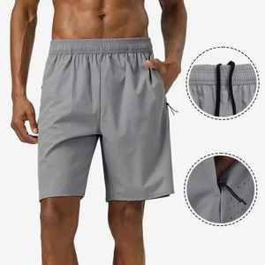 Pantalones Cortos Deportivos para Hombre 2026, Corte Ajustado, Material de Poliéster, Ropa Deportiva y para Gimnasio, con 2 Bolsillos Laterales - Product Image 1