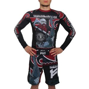 Shorts de MMA Unisex Personalizados de Fábrica, Impresión Completa, Sublimación de Artes Marciales, Secado Rápido, Transpirables, Poliéster, Venta al Por Mayor OEM - Product Image 2