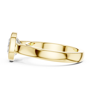 แหวนหมั้นเพชรทรงคุชชั่น 2 กะรัต ทองคำขาว 14K คลาสสิก ได้รับการรับรองจาก IGI เพชรเพาะเลี้ยงในห้องปฏิบัติการ ของขวัญวันครบรอบแต่งงาน - Product Image 2