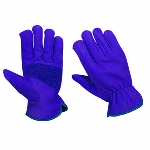 Gants de travail en cuir de chèvre renforcé, nouveau design, logo personnalisé, résistants à la chaleur, protection robuste, gants de jardinage - Product Image 5