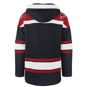 Men 100% Polyester Breathable Anti-Bacterial Ice Hockey Hoodies Custom Made Winter Team Wear for Kids & Adults - Product Image 3