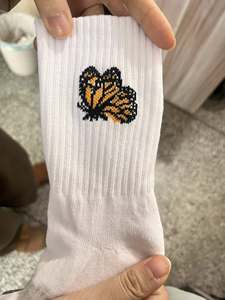 Chaussettes de sport pour adultes, chaussettes de baseball blanches, chaussettes de tennis brodées, en coton respirant, couleur unie, chaussettes décontractées d'été - Product Image 3