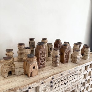 Porte-bougies en bois de teck, fabrication sur mesure, vente en gros |   Aqdus Saleem Inde - Product Image 4