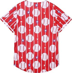 Camiseta de Béisbol Sublimada Transpirable para Hombre, Diseño Moderno Personalizado, Impresión Completa, Ropa Deportiva de Estilo Urbano a la Moda - Product Image 2