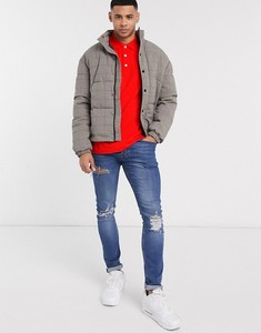 Polo de Manga Corta Rojo para Hombre, de Algodón, Color Sólido, Estilo Casual, Tejido Antirarrugas - Product Image 4