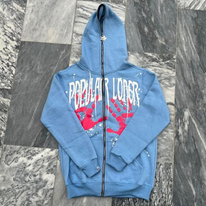 Conjuntos Deportivos Unisex Personalizados Estilo Urbano, Pantalones Deportivos Anchos con Estampado Vintage Hip Hop, 400 GSM, Algodón de Secado Rápido y Transpirable - Product Image 3