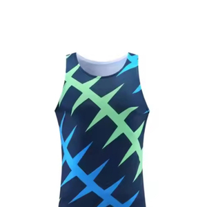 Conjunto de Uniforme de Atletismo Unisex Personalizado 100% Poliéster de Secado Rápido, Uniforme de Maratón Sublimado para Deportes de Verano - Product Image 6