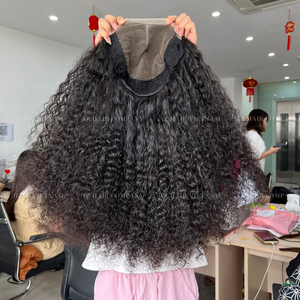 Prix de gros perruques de cheveux humains non transformés 100% cheveux naturels birmans Curl vendeurs perruque de cheveux humains vietnamiens - Product Image 4