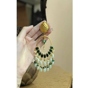 Atractivos Pendientes de Moda con Baño de Oro y Moissanita de Primera Calidad para Mujer, Ideales para Fiestas y Bodas - Product Image 1