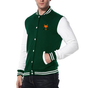 Vestes Letterman pour hommes grandes tailles, vestes d'hiver décontractées, col montant en toile, logo sur le devant, fabriqué au Pakistan, en stock - Product Image 2