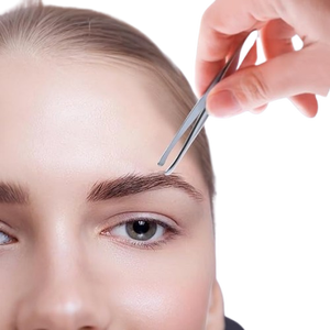 Pinzas para cejas con punta redonda de acero inoxidable, 3 uds., 3,54 pulgadas, duraderas, estilo moderno, depilación suave y delicada - Product Image 5