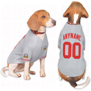 Camiseta Deportiva Transpirable de Verano para Perros, Camiseta Refrigerante para Mascotas de Raza Grande, Ropa Ligera para Perros con Nombre, Número y Logotipo Personalizados - Product Image 1