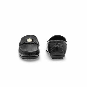 Mocasín formal negro para niños KD0995 Guantes nupciales elegantes - Product Image 2