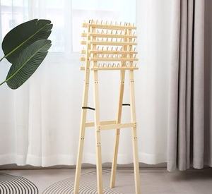 Exhibidores de Madera Personalizados de Fábrica para Extensiones de Cabello con <span class=keywords><strong>Ruedas</strong></span> Universales para Mantas, Escaleras y Estantes - Product Image 4
