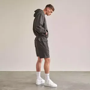Ensembles de vêtements d'extérieur de sport décontractés unisexe avec logo personnalisé, survêtements d'hiver en polaire de jogging 100% coton, respirants imprimés de grande taille - Product Image 6