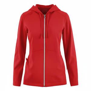 Blousons médicaux en gros pour femmes, style activewear, à fermeture éclair, avec poches, pour infirmières et médecins - Product Image 5