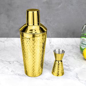 เชคเกอร์บาร์สเตนเลสสตีลแบบมีที่กรองในตัว ขนาด 700 มล. ยี่ห้อ Creative Hammered สำหรับบาร์เทนเดอร์ ใช้ผสมเครื่องดื่มค็อกเทล รุ่น Cobbler Shaker - Product Image 3