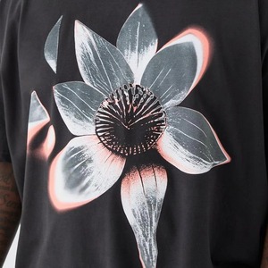 New <b>Blank</b> Cotton Street Wear T shirt Oversized Drop Shoulder T-shirt Custom High Quality Printing Heavy <b>Weight</b> T Shirt for Men - Product Image 4