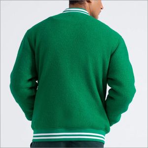 Customized Logo <b>Men</b> Varsity <b>Jacket</b> Solid Color High Quality Pakistan Made Best Price Winter Wool Patchwork Cartoon - Product Image 1