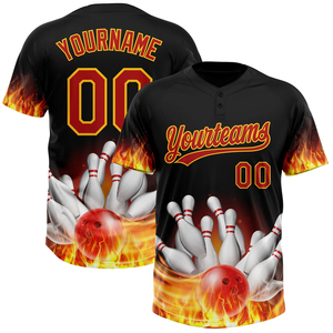 เสื้อซอฟต์บอลโบว์ลิ่งสั่งทำขายส่ง ผ้าโพลีเอสเตอร์ 100% ปักโลโก้ทีม ชื่อผู้เล่น เบอร์ผู้เล่น ชุดกีฬา ผลิตจากโรงงาน - Product Image 1