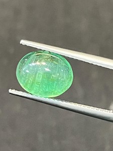 Esmeraldas naturales de Zambia, talla cabujón, piedras preciosas verdes sueltas para la fabricación de joyería, alta calidad - Product Image 5