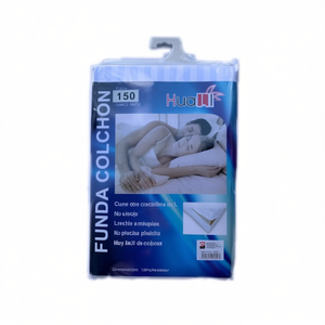 Cubrecama a Rayas Blancas 150 FUNDA DE COLCHÓN Fundas y Protectores de Colchón - Product Image 1