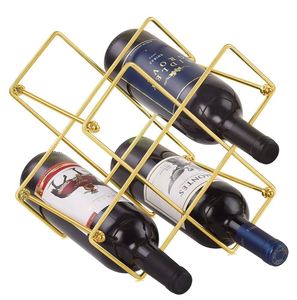 Best Design Metal Wine <b>Rack</b> Holder Table Ware Decor for Hotel <b>Bar</b> Wine Bottle <b>Rack</b> - Product Image 2