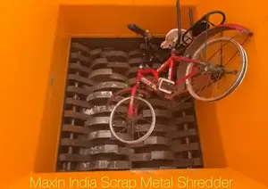 Trituradora de Metal de Doble Eje con Capacidad de 4000-5000 Kg/Hora para Chatarra, Trituradora de Metal Semiautomática - Product Image 3